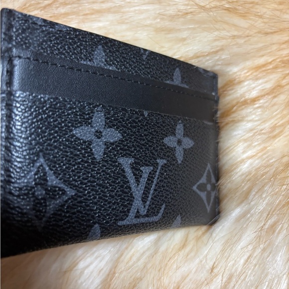 Louis Vuitton monogram eclipse black double card holder for men woman France - Picture 7 of 8